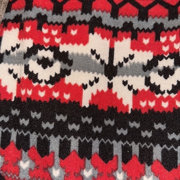 Icon Apparel‎ fleece lined leggings snowflake winter fair isle - Picture 2 of 4